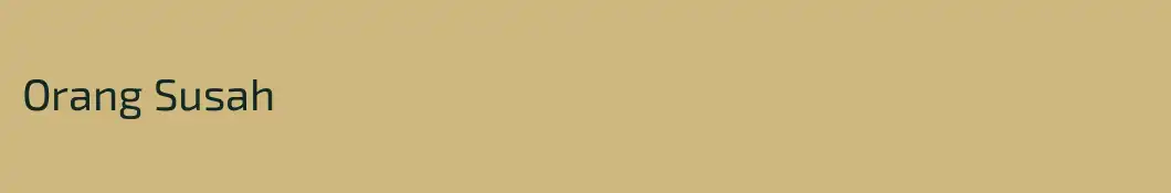 Orang Susah